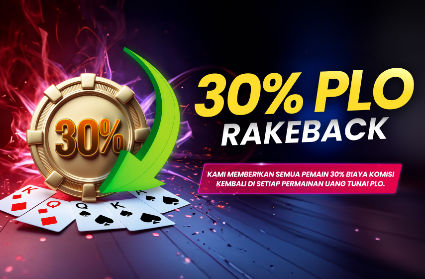 30% PLO Rakeback